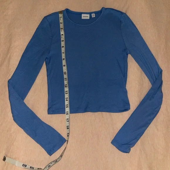 Aritzia Wilfred Free Lounge Sweatpants (Azurine Blue) (with matching top) - Picture 13 of 16